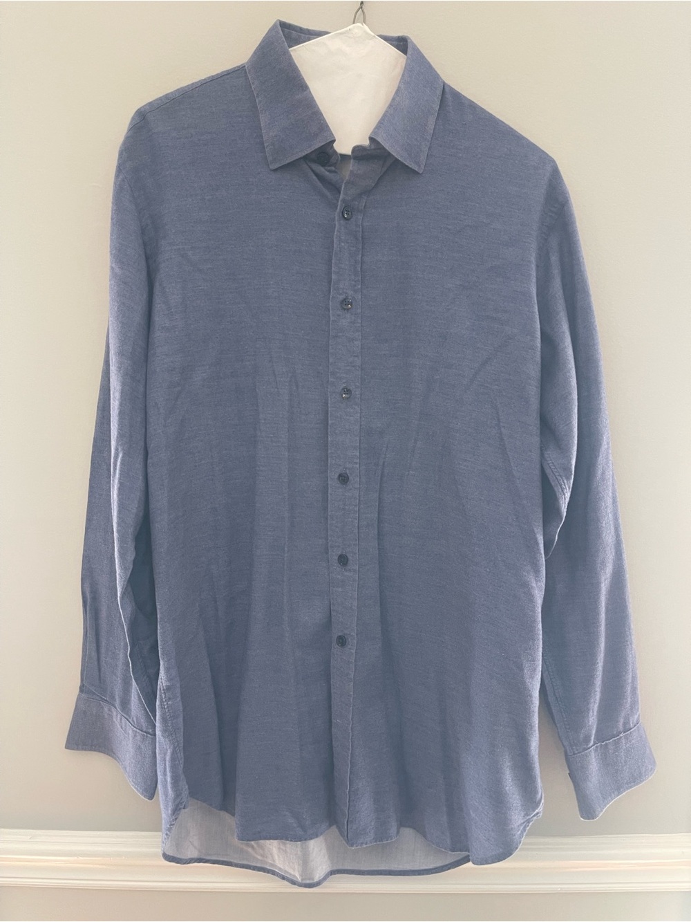 Samuelsohn Men's Button-Up Shirt in Slate Blue